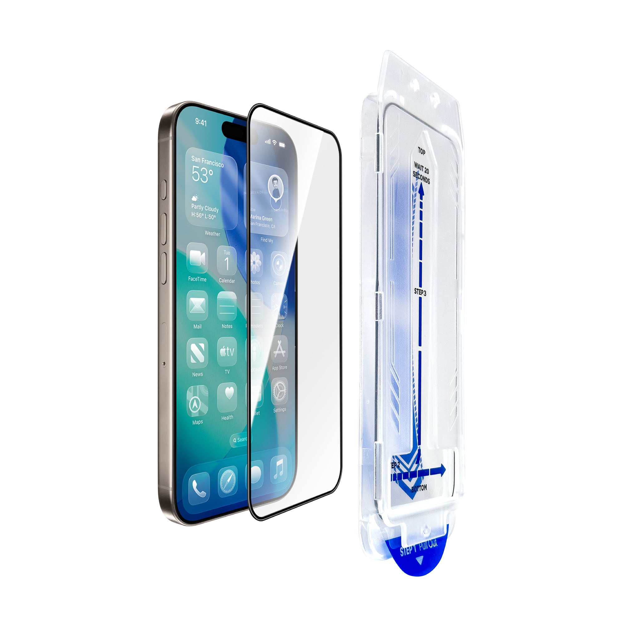 Torrii iPhone 17 Pro Bodyglass Screen Protector - Full Coverage Torrii iPhone 17 Pro Bodyglass Screen Protector - Full Coverage